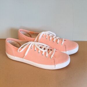 Keds Women's Peach Lace-Up Sneakers